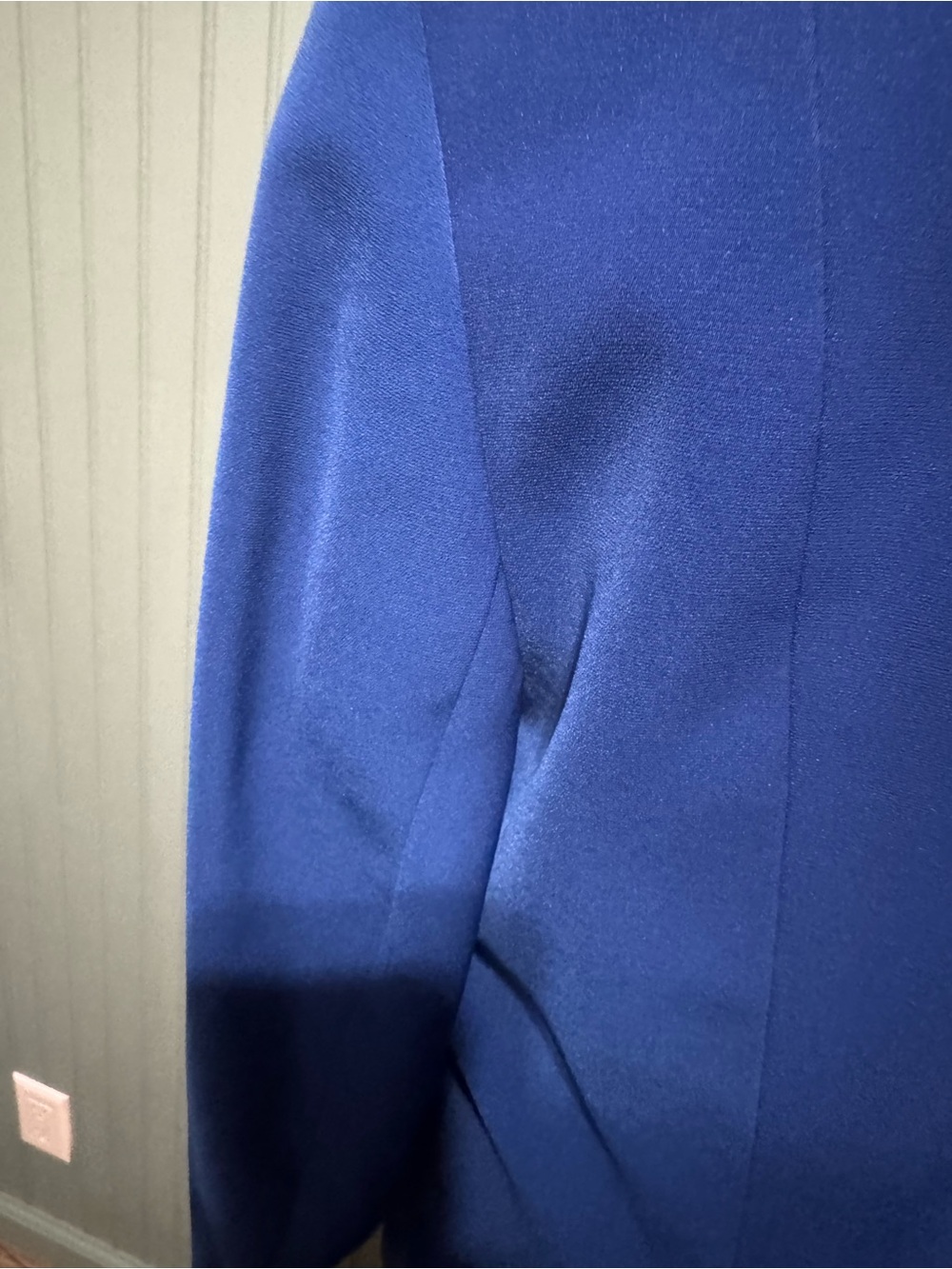 Le Suit Cobalt Blue Blazer & Skirt Set - Picture 6 of 11